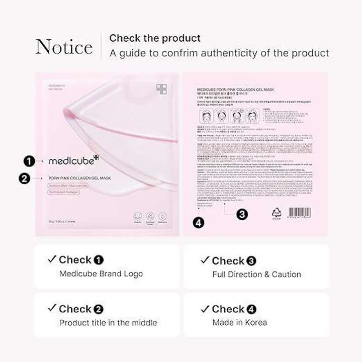 Medicube Salmon DNA PDRN PINK COLLEGEN MASK